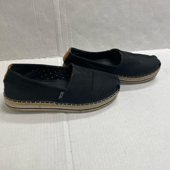 Bobs Black Espadrille Style Shoe - Picture 4 of 13